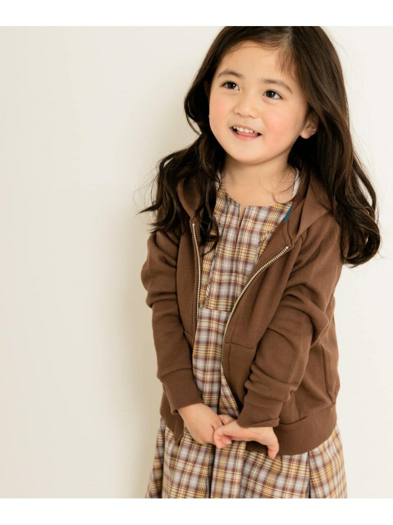 楽天Rakuten Fashion【SALE／30％OFF】URBAN RESEARCH DOORS OG裏毛ジップパーカー（KIDS） アーバンリサーチドアーズ トップス その他のトップス ブラウン グレー