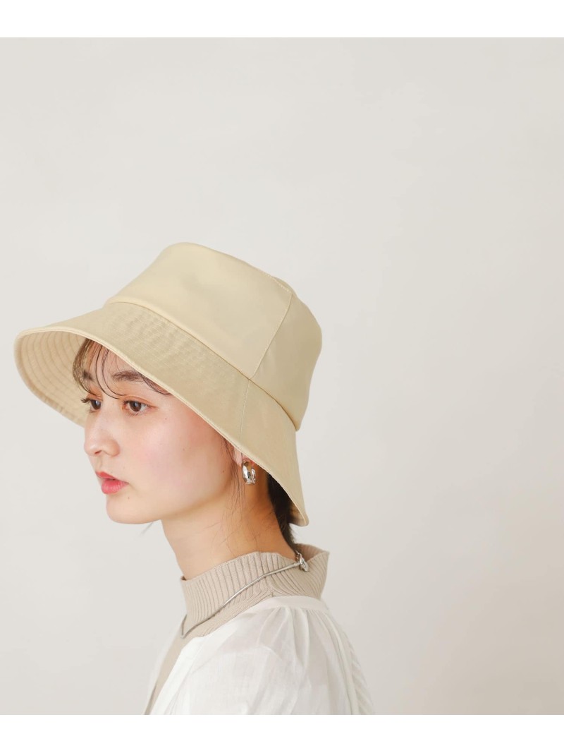 楽天Rakuten Fashion【SALE／50％OFF】SENSE OF PLACE 布帛中ツバハット センス オブ プレイス 帽子 ハット ベージュ イエロー ブラック