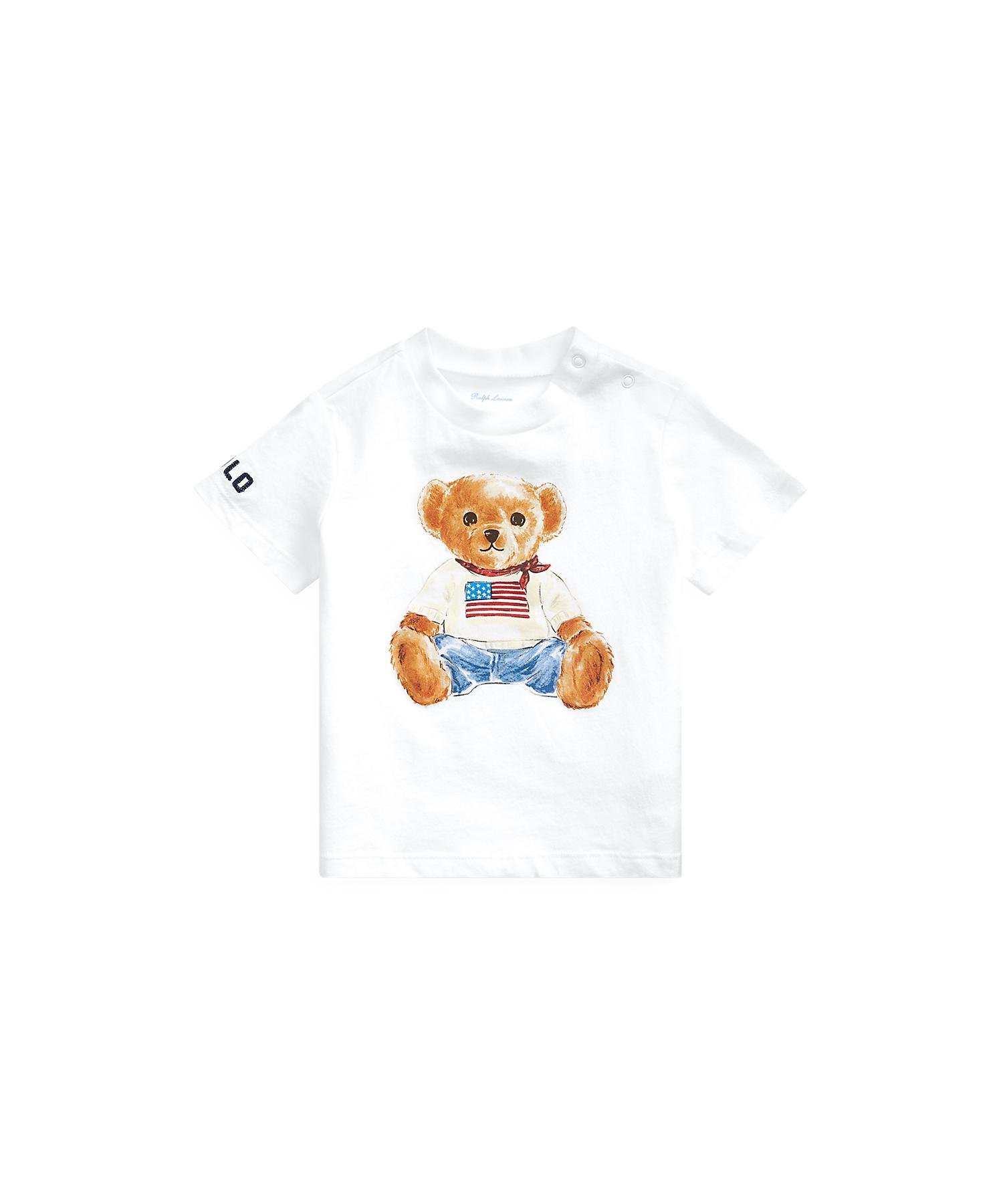 POLO RALPH LAUREN (ベビー)Polo ベア コットン ジャージー Tシャツ ラルフローレン トップス カットソー・Tシャツ ホワイト【送料無料】