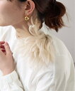 VERMEIL par iena 《追加》シルクオーガンジーコサージュ ヴェルメイユ パー イエナ アクセサリー・腕時計 ブローチ・コサージュ・バッジ ネイビー グレー パープル【送料無料】