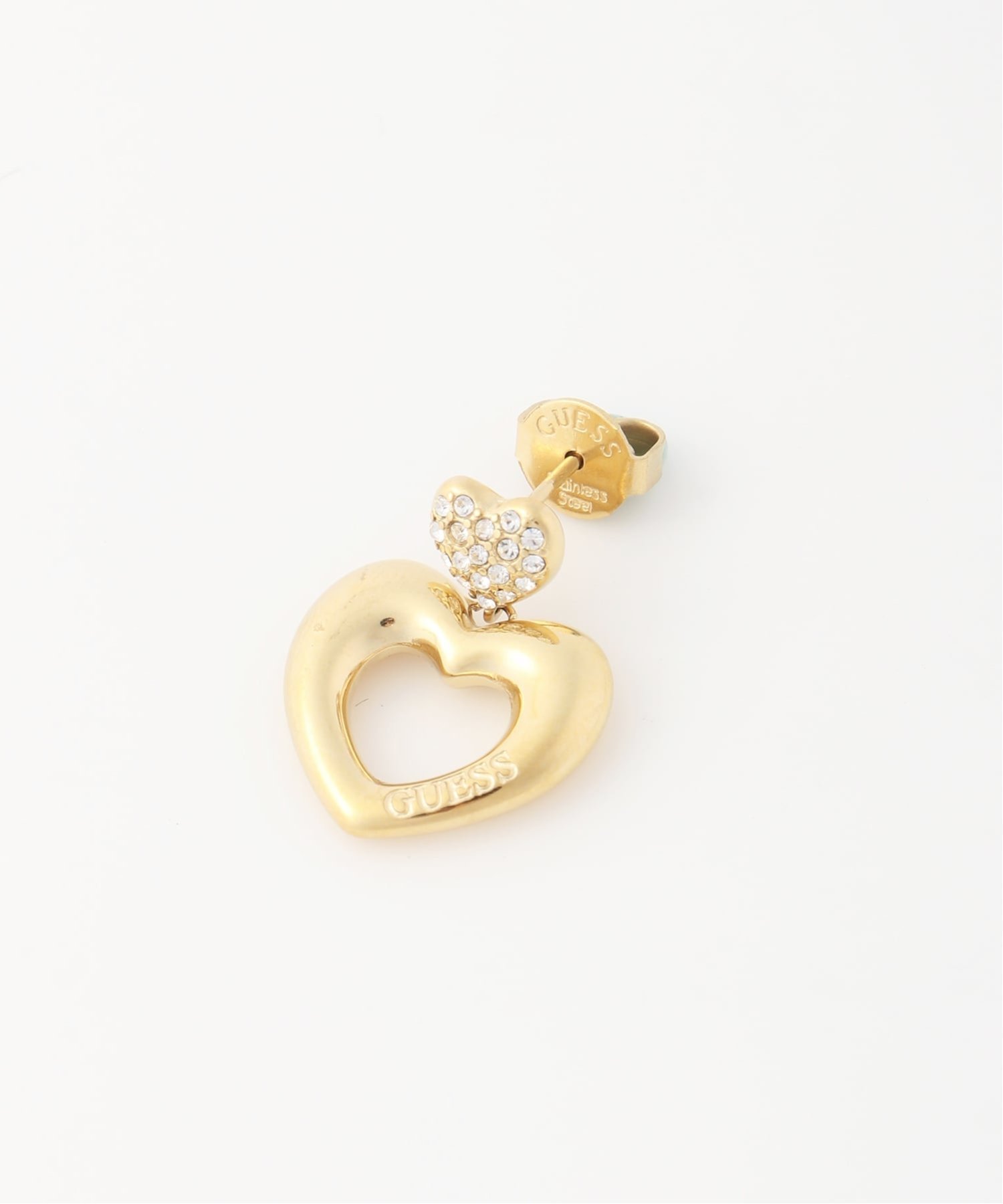 GUESS GUESS アクセサリー ピアス (W)CRAZY IN LOVE 20MM STUDS ゲス アクセサリー・腕時計 ピアス ゴールド【送料無料】