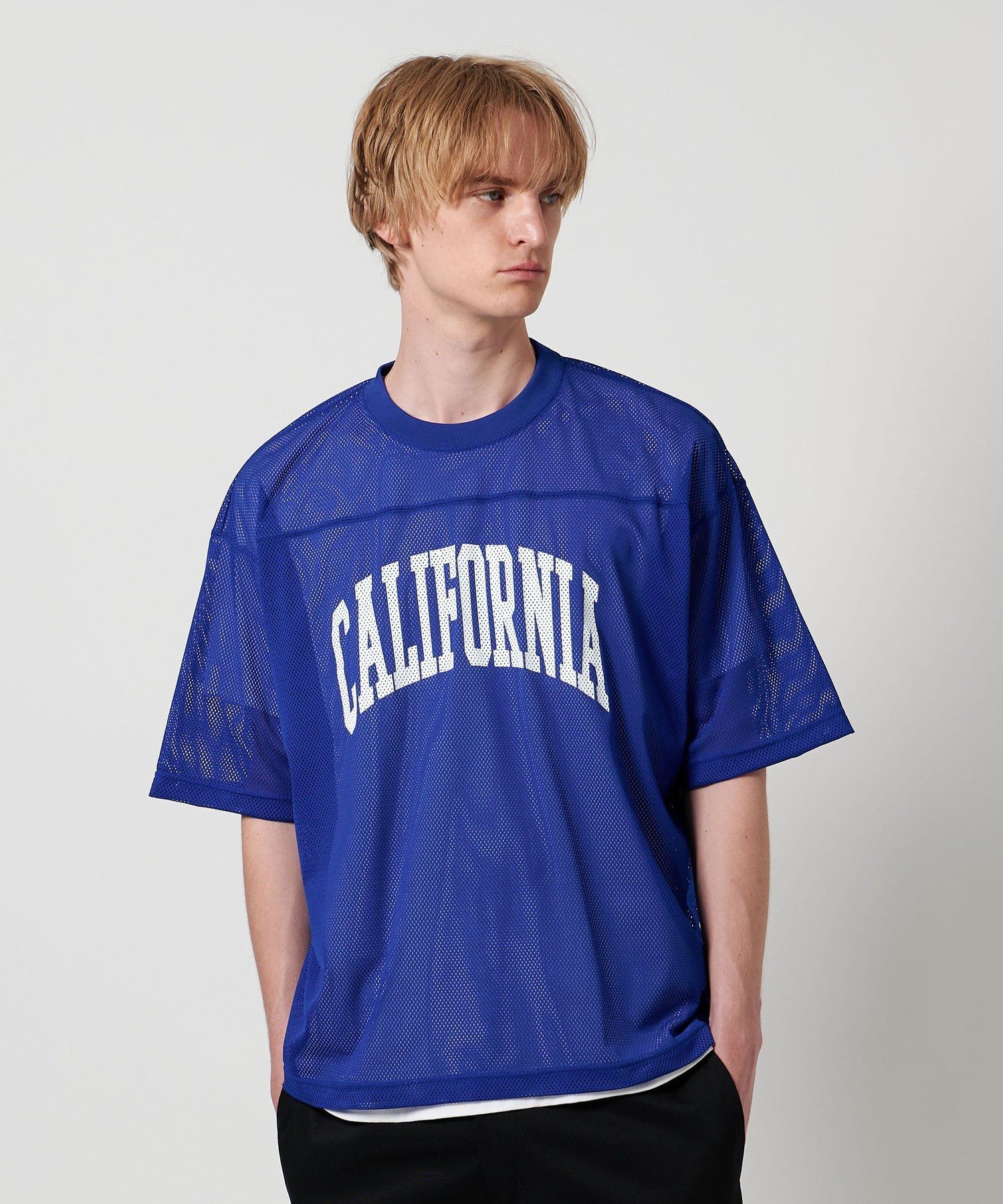 【SALE／50%OFF】California General Store ＜CGS.＞ アイレット メッシュ クルーネック Tシャツ ユナイテッドアローズ アウトレット トップス カットソー・Tシャツ ホワイト【送料無料】