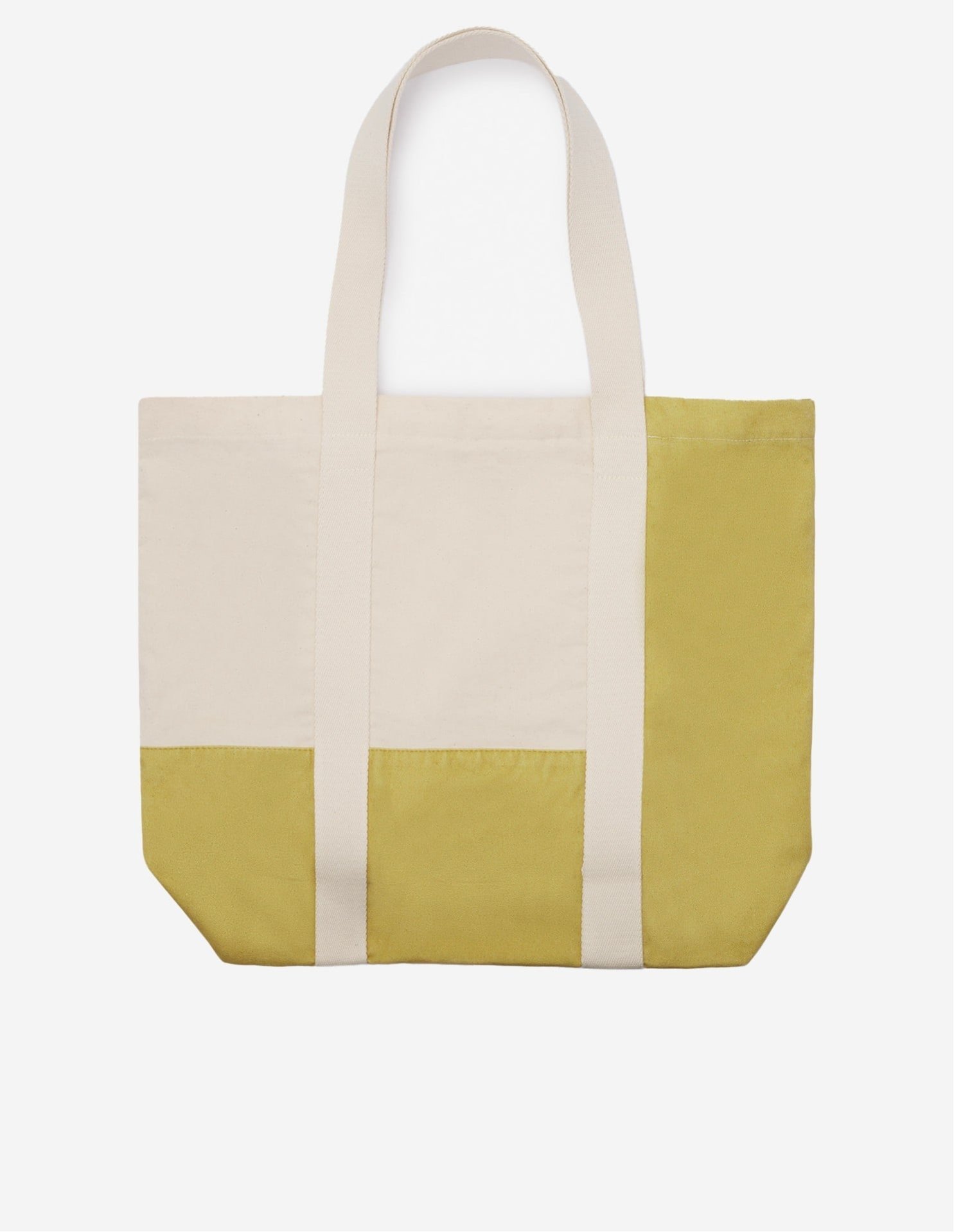 【公式】Maison Kitsune CAFE KITSUNE COLORBLOCK TOTE BAG メゾン キツネ アーカイブス バッグ トートバッグ ベージュ