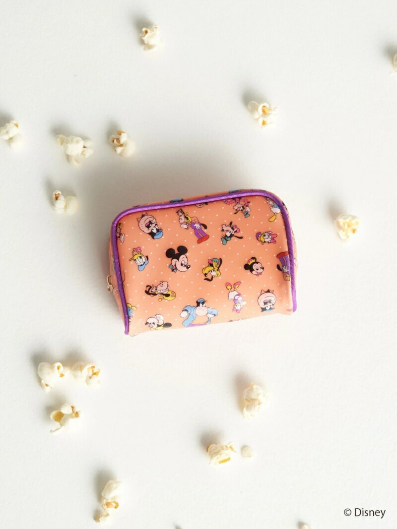 【SALE／50%OFF】Disney collection by AMERICAN HOLIC プリントポーチ/Disney アメリカン ホリック バッグ その他のバッグ ピンク グリーンのサムネイル