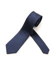 【SALE/22%OFF】NEWYORKER MEN バイカラースクエア ネクタイ ニューヨーカー スーツ・フォーマル ネクタイ・蝶ネクタイ ネイビー パープル...