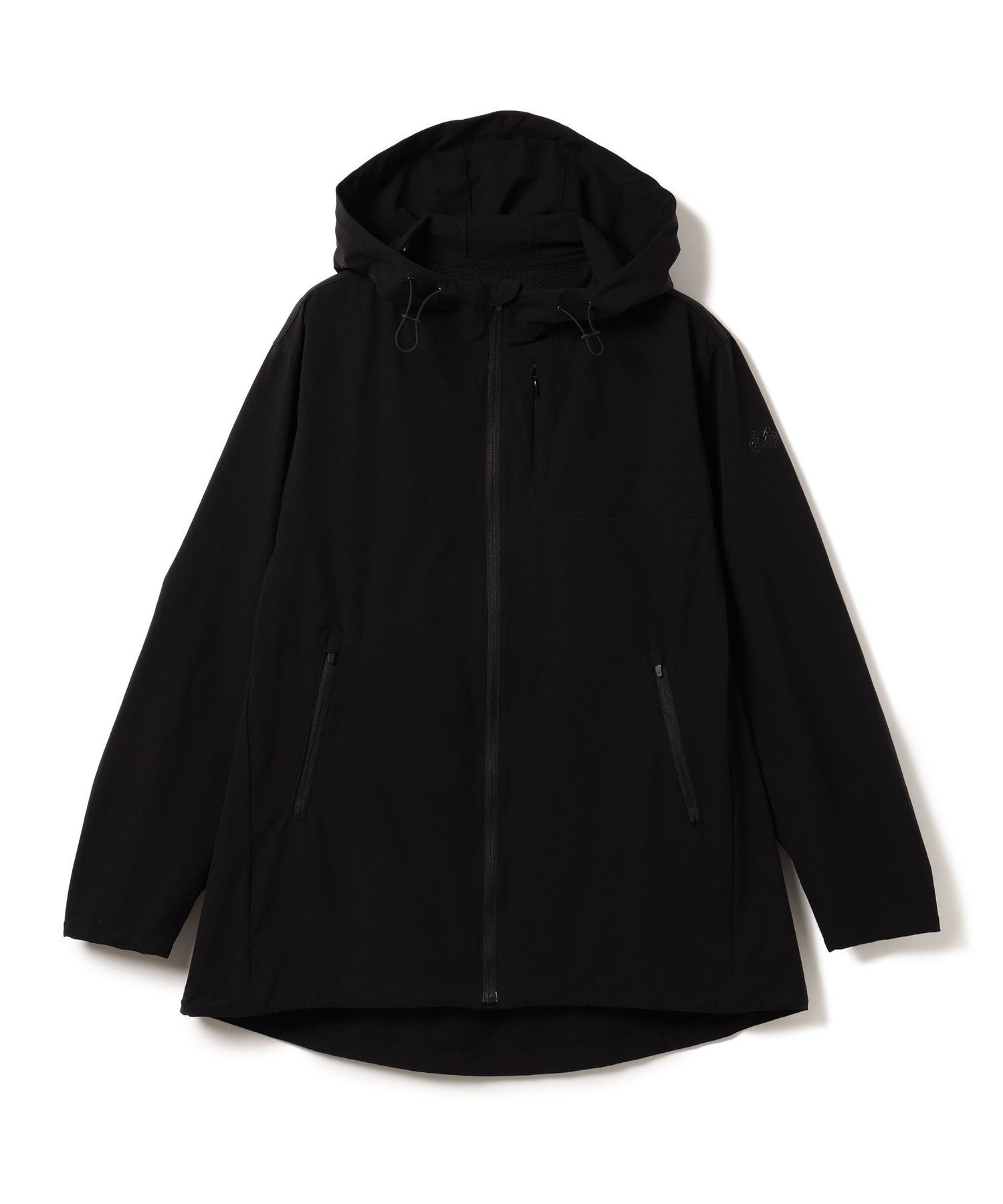 BEAMS GOLF ORANGE LABEL Miyu Ikeda GOLF / プライムフレックス(R)フードブルゾン ビームス ゴルフ ジャケット・アウター ブルゾン・ジャンパー ブラック ホワイト【送料無料】