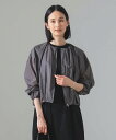 【SALE/70%OFF】Demi-Luxe BEAMS 【6/25新規値下げ】シアー ドルマン ジップブルゾン デミルクス ビームス ジャケット・アウター ブルゾン・ジャンパー【送料無料】