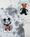 FREAK'S STORE 別注/Mickey Mouse/前後 タイダイ 半袖 Tシャツ【限定展開】 フリークスストア トップス カットソー・Tシャツ ブラック ベージュ グリーン パープル【送料無料】