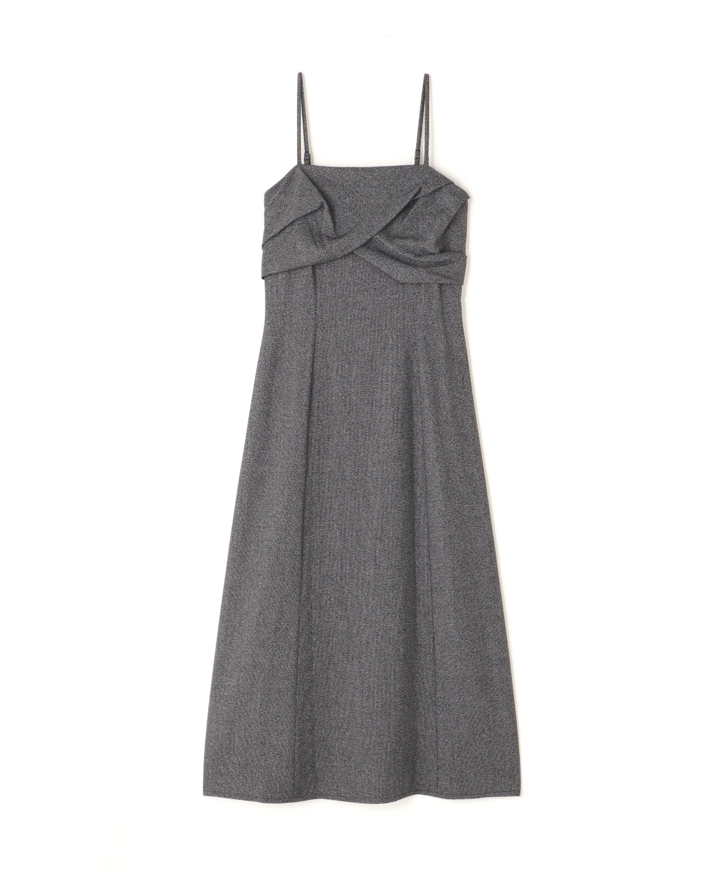 NATURAL BEAUTY BASIC ツイストバックリボンキャミワンピース ナチュラルビューティベーシック ワンピース・ドレス ワンピース ブラック ベージュ