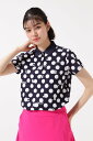 Jack Bunny!! ポリエステルメッシュドビー半袖ポロシャツ ジャックバニー トップス ポロシャツ ネイビー ブルー ホワイト【送料無料】