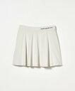 【SALE/40%OFF】UNITED ARROWS GOLF フレア バックサイド プリーツ スカート ユナイテッドアローズ スポーツ・アウトドア用品 ゴルフグッズ ホワイト ネイビー【送料無料】