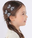 SHIPS KIDS SHIPS KIDS: ギンガムチェック リボン ヘアピン セット シップス アクセサリー・腕時計 その他のアクセサリー・腕時計 レッド ...