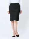 【SALE/30%OFF】m.f.editorial リクルート黒無地 ストレッチ タイトスカート(セットアップ可能) タカキュー スーツ・フォーマル スーツス...