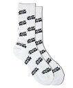 JACKROSE JE-LOGO総柄 SOX ジャックローズ 靴下・レッグウェア 靴下 レッド ホワイト ブラック