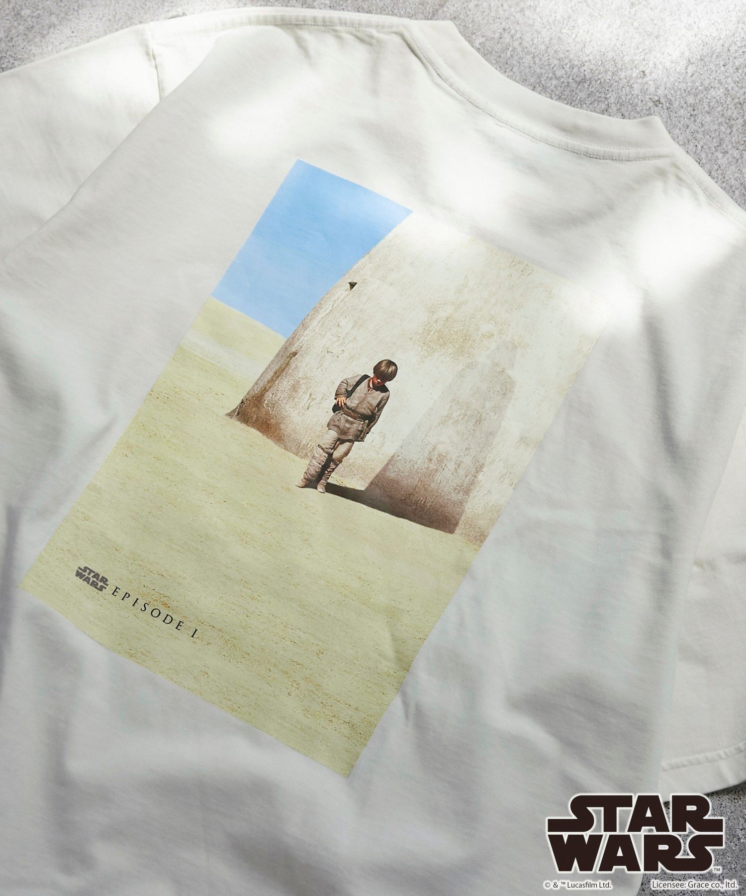 【SALE/49%OFF】coen STAR WARS(スター・ウォーズ )/ 別注 ピグメントTシャツ コーエン トップス カットソー・Tシャツ グレー ホワイト ネイビー