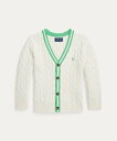 【SALE/50%OFF】POLO RALPH LAUREN (ボーイズ 2才~7才)コットン クリケット カーディガン ラルフローレン トップス カーディガン ベージュ【送料無料】
