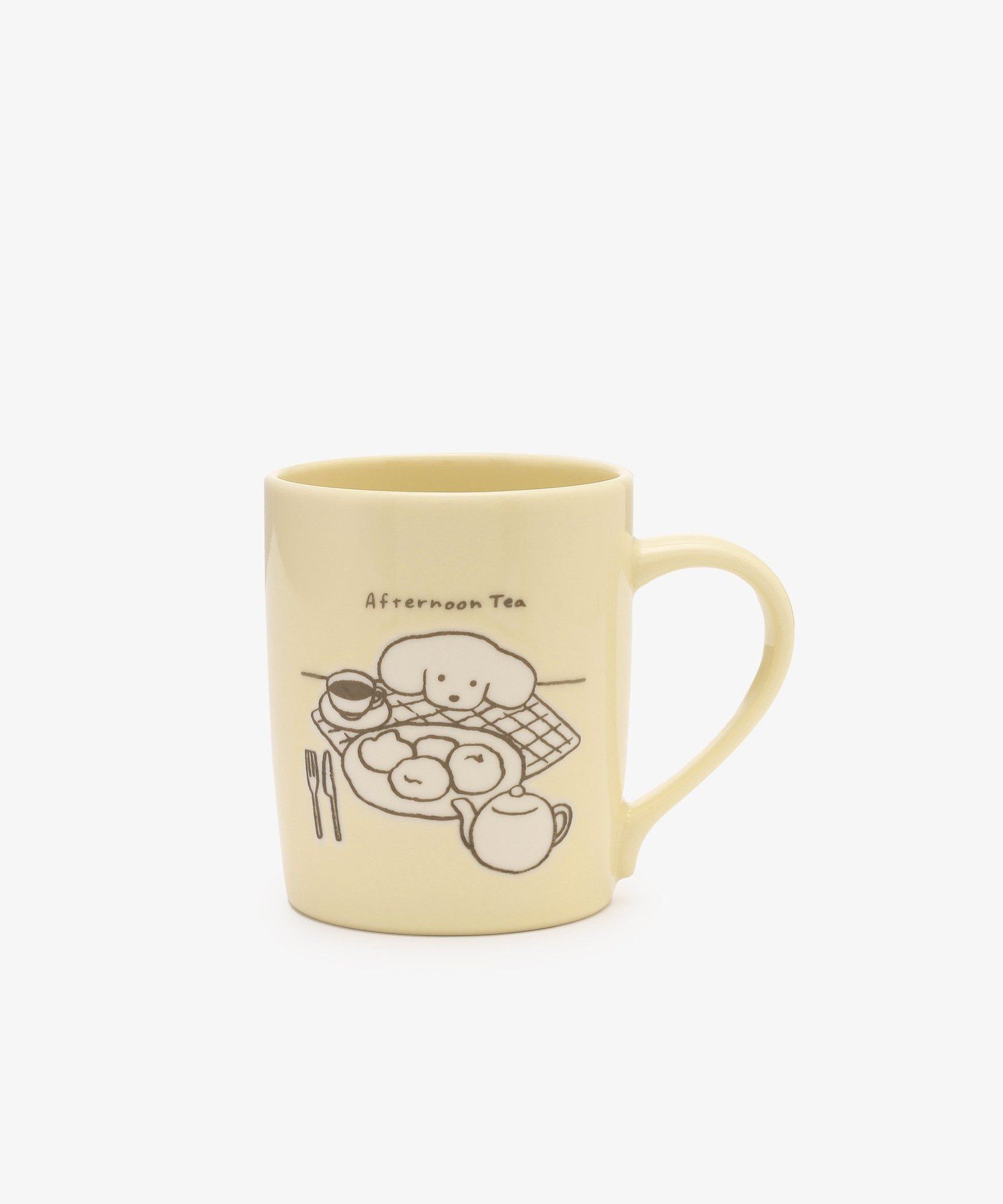 Afternoon Tea LIVING マグカップ/TEA/てらおかなつみ アフタヌーンティー・リビング 食器・調理器具・キッチン用品 グラス・マグカップ・タンブラー イエローのサムネイル