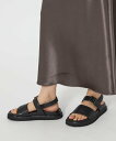 【SALE/30%OFF】CITEN <CITEN>ダブルベルトフットベッドサンダル シテン シューズ・靴 サンダル グレー ブラウン ブラック【送料無料】