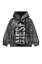 DIESEL キッズ プルオーバーパーカー SBOXTHOODQ6 ディーゼル トップス パーカー・フーディー ブラック【送料無料】