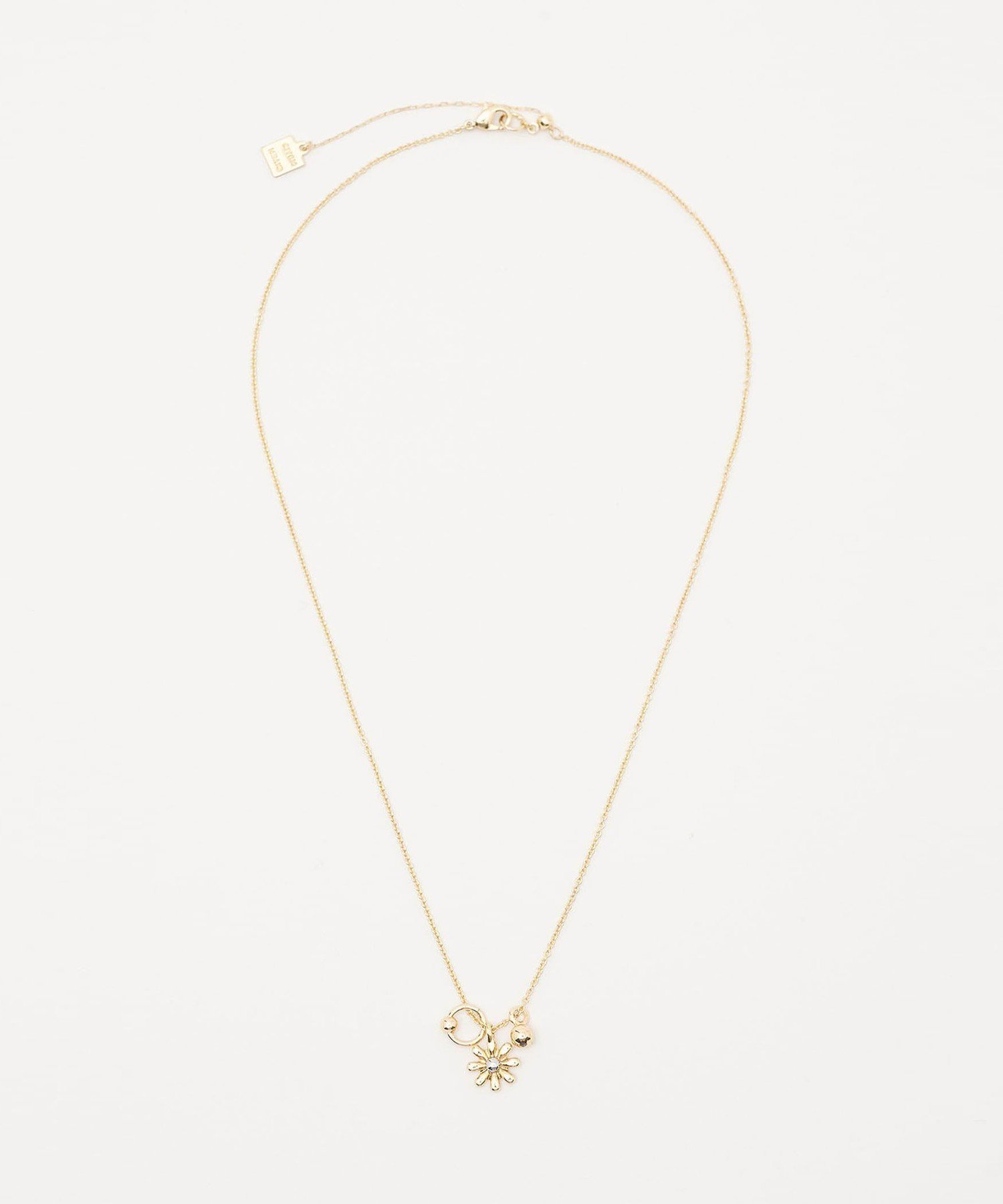 CITEN ＜CITEN＞フラワーモチーフネックレス シテン アクセサリー・腕時計 ネックレス ゴールド シルバー