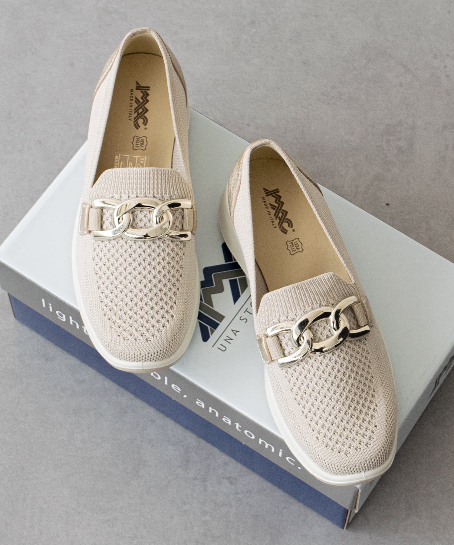 INTER-CHAUSSURES SELECT 【IMAC】ニットスリッポンオーナメントスニーカー インターショシュール シューズ・靴 スニーカー【送料無料】