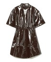 【SALE／70%OFF】Ray BEAMS GHOSPELL / Hayden PU Mini Dress ビームス アウトレット ワンピース・ドレス ワンピース ブラウン【送料無料】