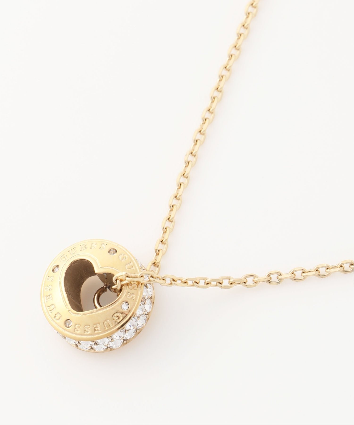 GUESS GUESS ネックレス (W)16-18'' ROLLING HEART ゲス アクセサリー・腕時計 ネックレス ゴールド【送料無料】