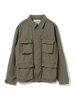 Military Shirt Jacket 11-18-3892-671: Olive Military Shirt Jacket 11-18-3892-671: Olive