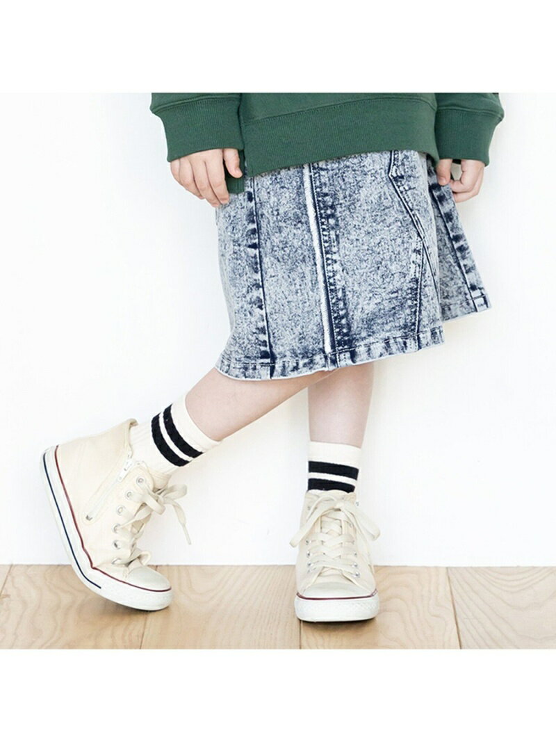 【SALE／20%OFF】BREEZE ケミカルウォッシュデニムスカート エフオーオンラインストア スカート ロング・マキシスカート ブルー グレーのサムネイル