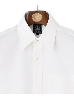 Pinpoint Oxford Point Collar Dress Shirt HDOVNS0032: White Pinpoint Oxford Point Collar Dress Shirt HDOVNS0032: White