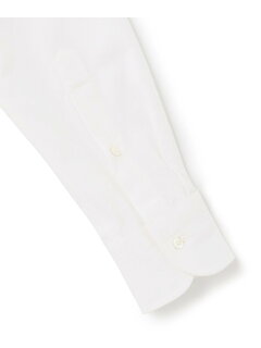 Pinpoint Oxford Point Collar Dress Shirt HDOVNS0032: White Pinpoint Oxford Point Collar Dress Shirt HDOVNS0032: White