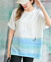 rps しゃぼん玉ワイドTシャツ アールピーエス トップス カットソー・Tシャツ グリーン ブルー イエロー