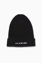 and wander Shetland wool cap アンドワンダー 帽子 その他の帽子 ブラック ベージュ【送料無料】