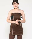 【SALE/64%OFF】Kappa Kappa/(W)ベアトップドレス ニッキー ワンピース・ドレス ドレス ブラウン【送料無料】