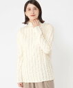 【SALE/60%OFF】studio CLIP フリンジボトルネックプルオーバー スタディオクリップ トップス カットソー・Tシャツ ブラウン ホワイト ブラック