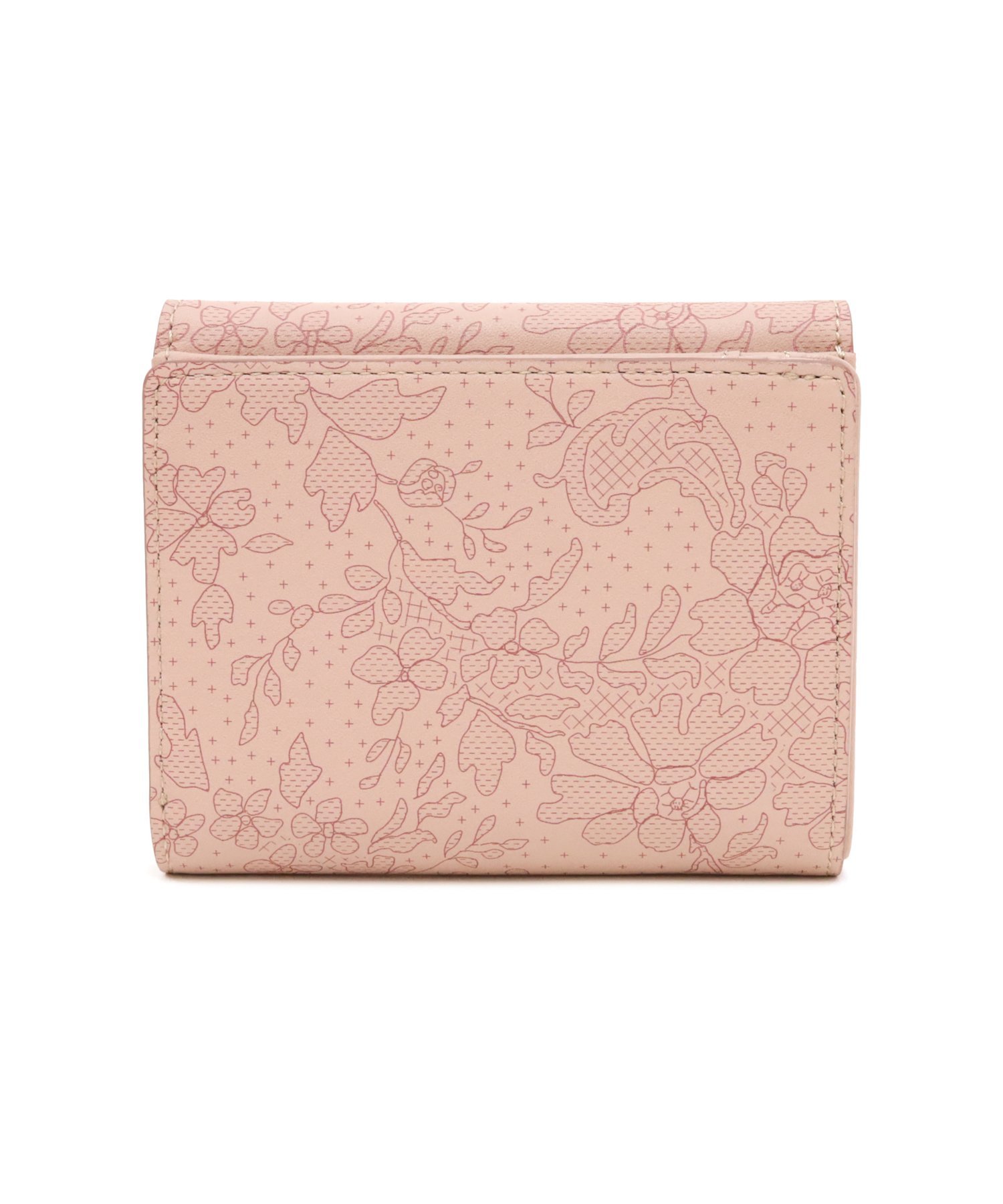 【SALE／40%OFF】NINA RICCI ダンテルパース 二つ折り財布 マルショウ エンドウ 財布・ポーチ・ケース 財布 グリーン ピンク【送料無料】