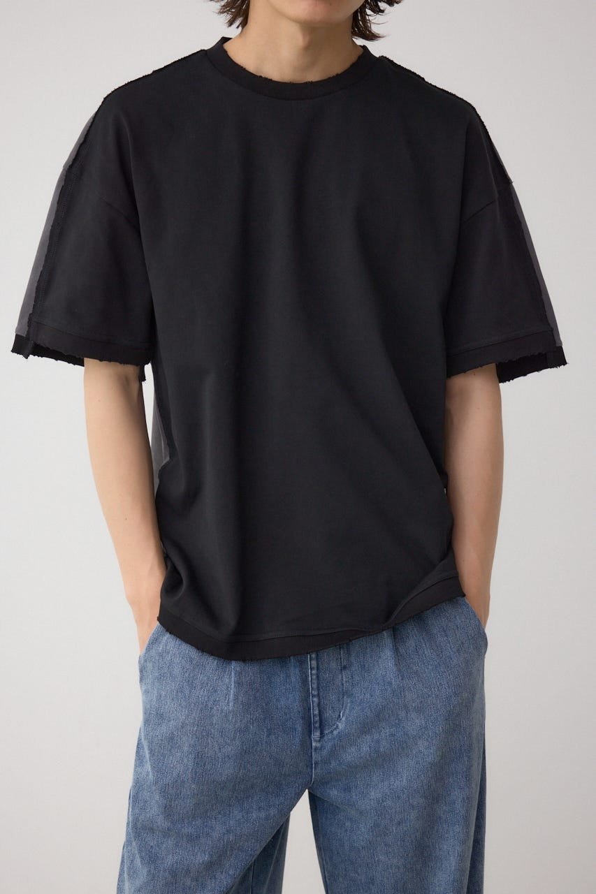【SALE／50%OFF】AZUL BY MOUSSY 前後配色切り替えトップス アズールバイマウジー ...