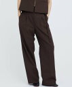 AEWEN MATOPH <AEWEN MATOPH>ハイウエスト ベルトパンツ ユナイテッドアローズ パンツ その他のパンツ グレー ブラウン ブラック【送料...