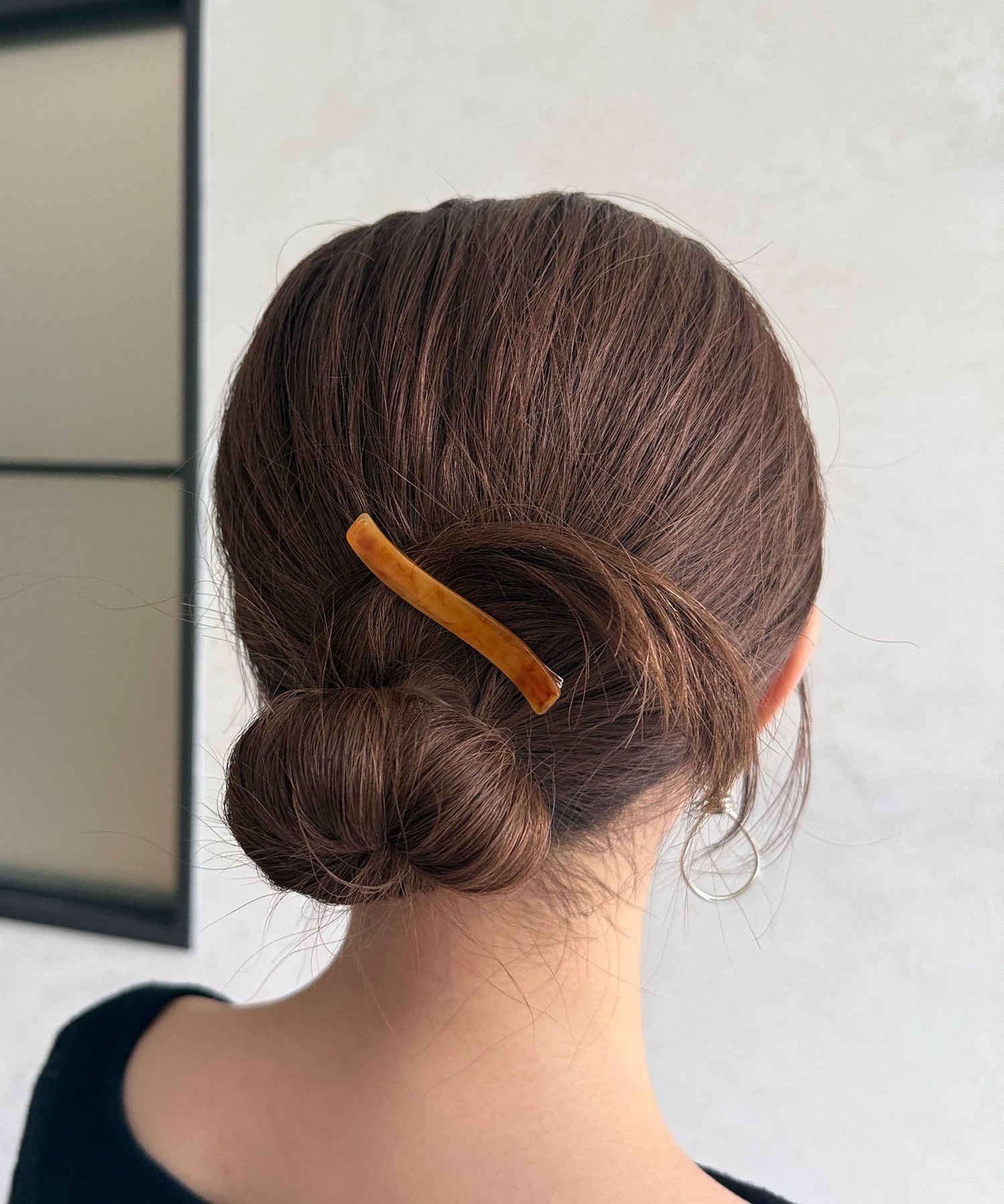 Chez toi ウェーブヘアクリップ シェトワ アクセサリー・腕時計 その他のアクセサリー・腕時計 ゴールド ブラウン