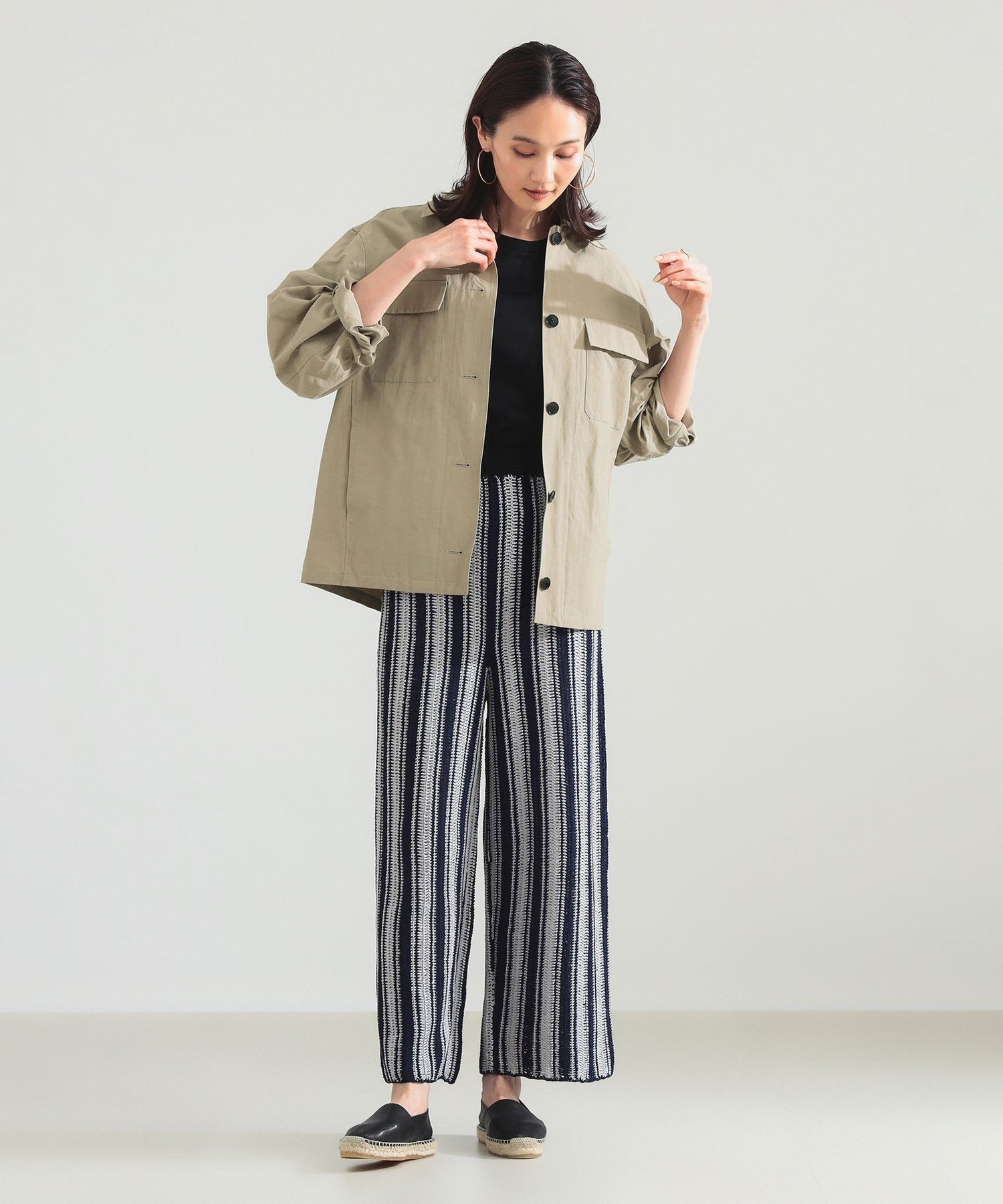 Demi-Luxe BEAMS ナチュラル ワッシャー ブルゾン デミルクス ビームス ジャケット・アウター ブルゾン・ジャンパー カーキグリーン ベージュ【送料無料】