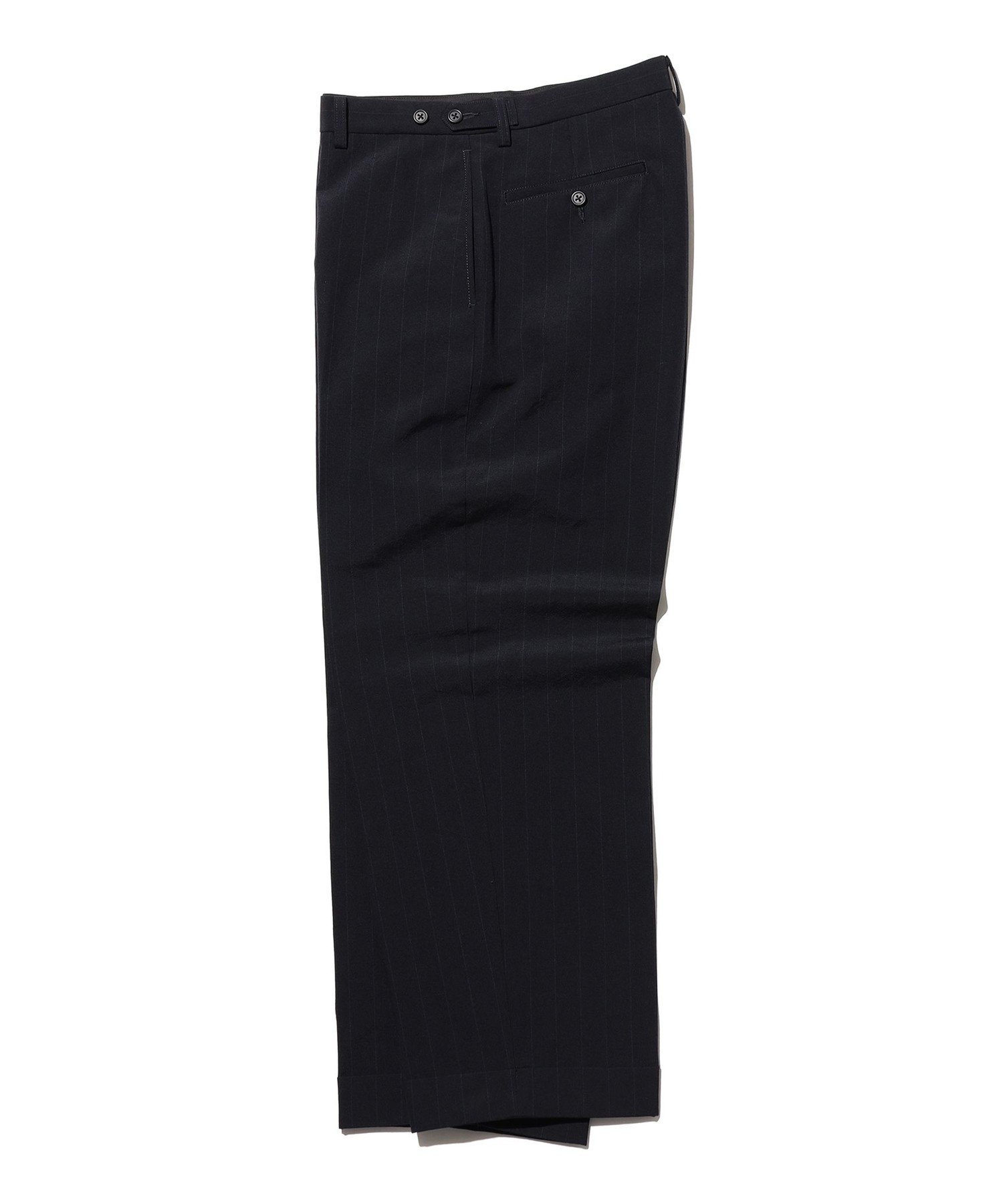 BEAMS PLUS IVY Trousers Wide Extreme Density Weather Cloth ビームス メン パンツ その他のパンツ ネイビー【送料無料】