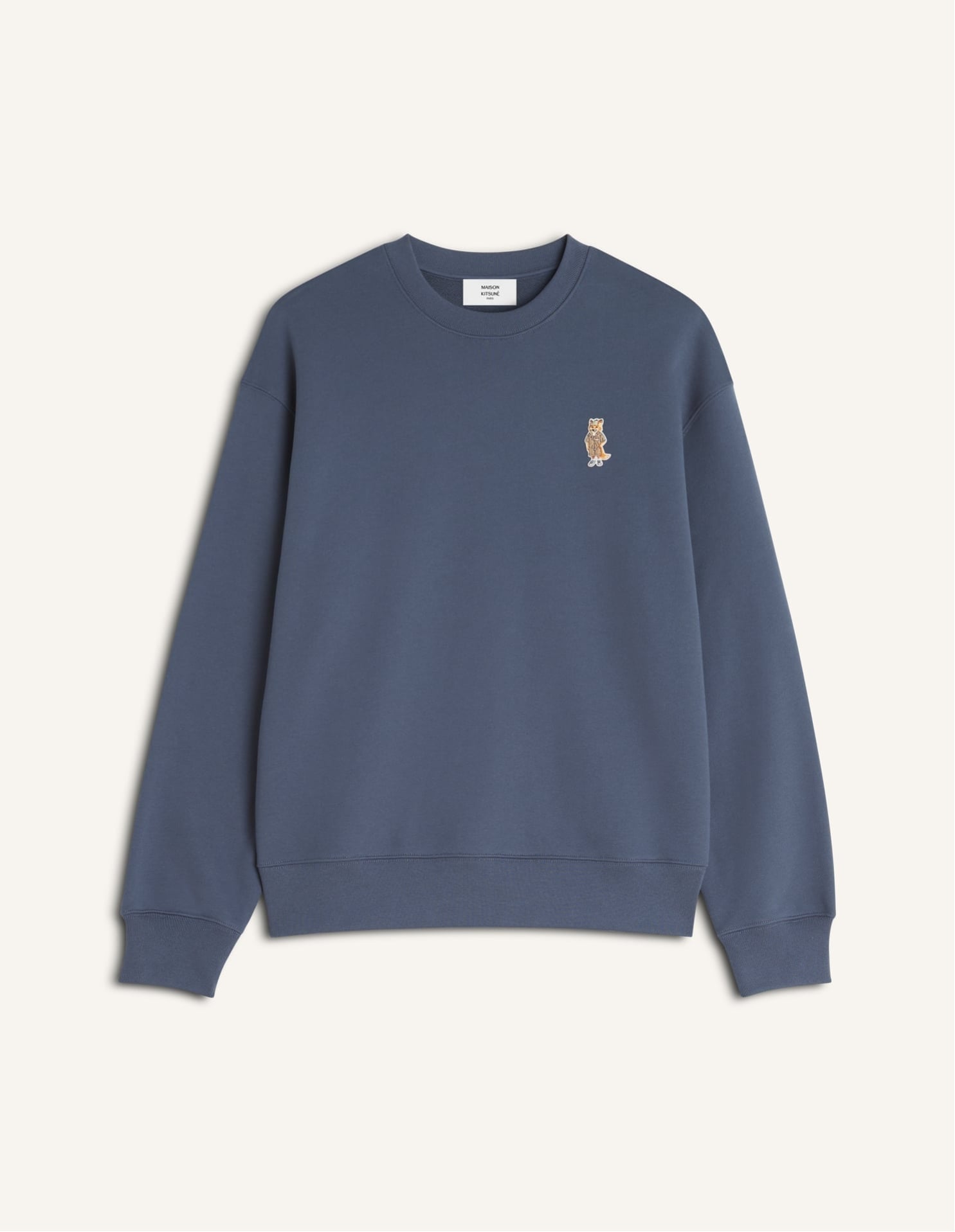 Maison Kitsune Maison Kitsune/(M)DRESSED FOX COMFORT SWEATSHIRT メゾン キツネ トップス スウェット・トレーナー ブルー【送料無料】