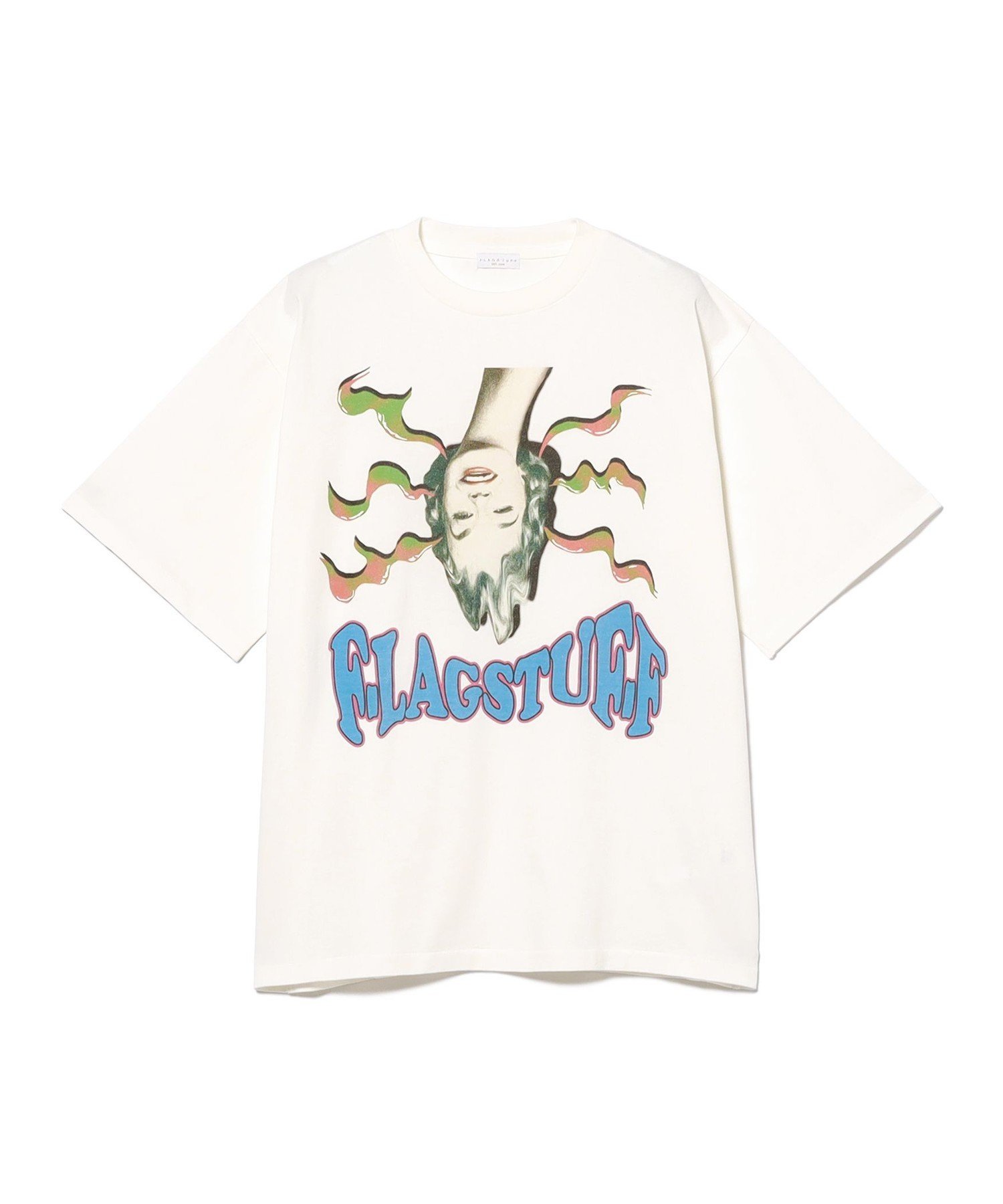 BEAMS T F-LAGSTUF-F / "LADY" TEE ビームスT トップス カットソー・Tシャツ ホワイト【送料無料】