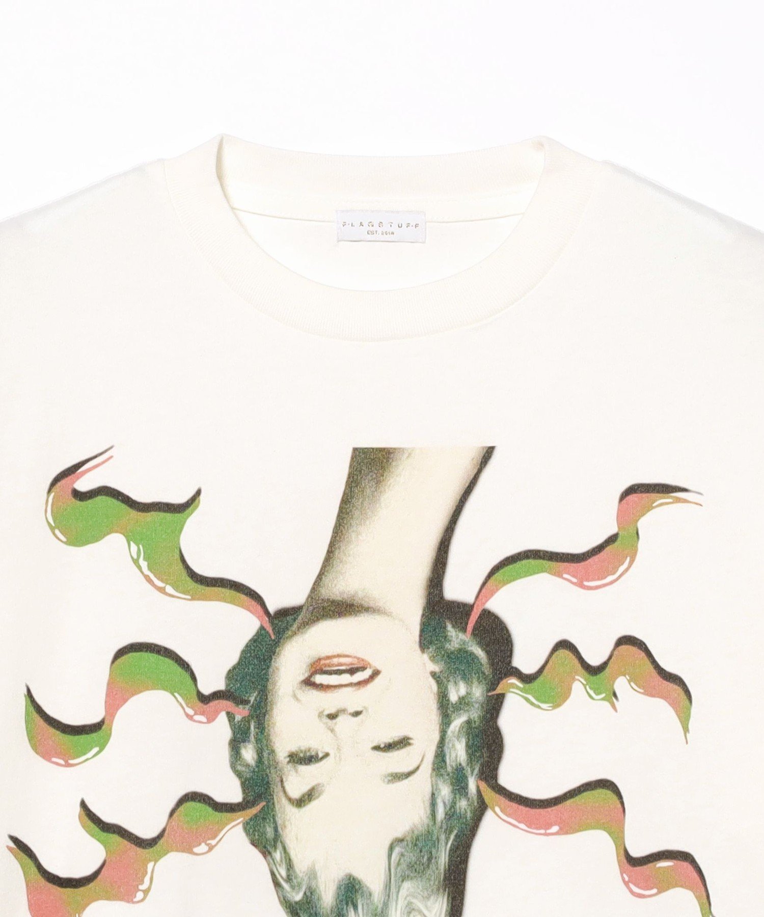 BEAMS T F-LAGSTUF-F / "LADY" TEE ビームスT トップス カットソー・Tシャツ ホワイト【送料無料】