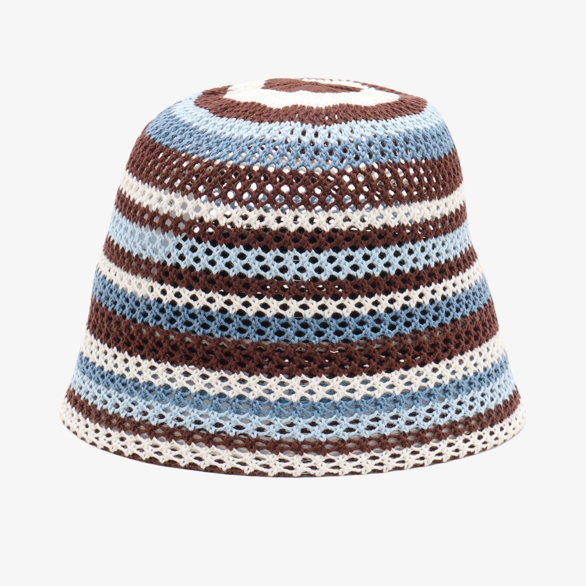 atmos pink atmos pink Border Crochet Bucket Hat BLUE アトモス 帽子 ハット ブルー【送料無料】