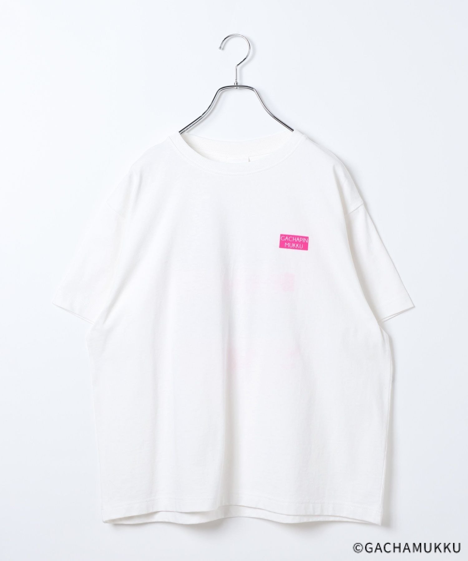 LEPSIM 【ガチャピン・ムック】Tシャツ レプシィム トップス カットソー・Tシャツ ホワイト ブラック