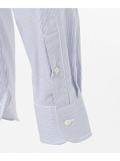 Micro Stripe Point Collar Dress Shirt HDOVKW0062: Navy Micro Stripe Point Collar Dress Shirt HDOVKW0062: Navy