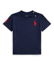 RALPH LAUREN（ラルフローレン）(ベビー)Big Pony コットン ジャージー TシャツシグネチャーのBig Ponyと、ポロチームで最強の選手が身に付けるユニフォーム番号”3”のパッチが特徴的な、柔らかいコットンTシャツ。・左胸にシグネチャーのBig Pony刺繍・クルーネック・3か月から12か月用のサイズは左肩に2つスナップのプラケット付き / その他のサイズはプラケットなし・半袖・右袖に3のツイル織りパッチ　【原産国】中国・本体:綿100%型番：CWPOTSHI8020010-410-h JM7425【採寸】12M：身丈34.518M：身丈36.5商品のサイズについて【商品詳細】-素材：-サイズ：12M、18M※画面上と実物では多少色具合が異なって見える場合もございます。ご了承ください。商品のカラーについて 【予約商品について】 ※「先行予約販売中」「予約販売中」をご注文の際は予約商品についてをご確認ください。RALPH LAUREN（ラルフローレン）(ベビー)Big Pony コットン ジャージー TシャツシグネチャーのBig Ponyと、ポロチームで最強の選手が身に付けるユニフォーム番号”3”のパッチが特徴的な、柔らかいコットンTシャツ。・左胸にシグネチャーのBig Pony刺繍・クルーネック・3か月から12か月用のサイズは左肩に2つスナップのプラケット付き / その他のサイズはプラケットなし・半袖・右袖に3のツイル織りパッチ　【原産国】中国・本体:綿100%型番：CWPOTSHI8020010-410-h JM7425【採寸】12M：身丈34.518M：身丈36.5商品のサイズについて【商品詳細】-素材：-サイズ：12M、18M※画面上と実物では多少色具合が異なって見える場合もございます。ご了承ください。商品のカラーについて 【予約商品について】 ※「先行予約販売中」「予約販売中」をご注文の際は予約商品についてをご確認ください。■重要なお知らせ※ 当店では、ギフト配送サービス及びラッピングサービスを行っておりません。ご注文者様とお届け先が違う場合でも、タグ（値札）付「納品書 兼 返品連絡票」同梱の状態でお送り致しますのでご了承ください。 ラッピング・ギフト配送について※ 2点以上ご購入の場合、全ての商品が揃い次第一括でのお届けとなります。お届け予定日の異なる商品をお買い上げの場合はご注意下さい。お急ぎの商品がございましたら分けてご購入いただきますようお願い致します。発送について ※ 買い物カートに入れるだけでは在庫確保されませんのでお早めに購入手続きをしてください。当店では在庫を複数サイトで共有しているため、同時にご注文があった場合、売切れとなってしまう事がございます。お手数ですが、ご注文後に当店からお送りする「ご注文内容の確認メール」をご確認ください。ご注文の確定について ※ Rakuten Fashionの商品ページに記載しているメーカー希望小売価格は、楽天市場「商品価格ナビ」に登録されている価格に準じています。 商品の価格についてRALPH LAURENRALPH LAURENのその他のベビーグッズマタニティウェア・ベビー用品ご注文・お届けについて発送ガイドラッピンググッズ3,980円以上送料無料ご利用ガイド