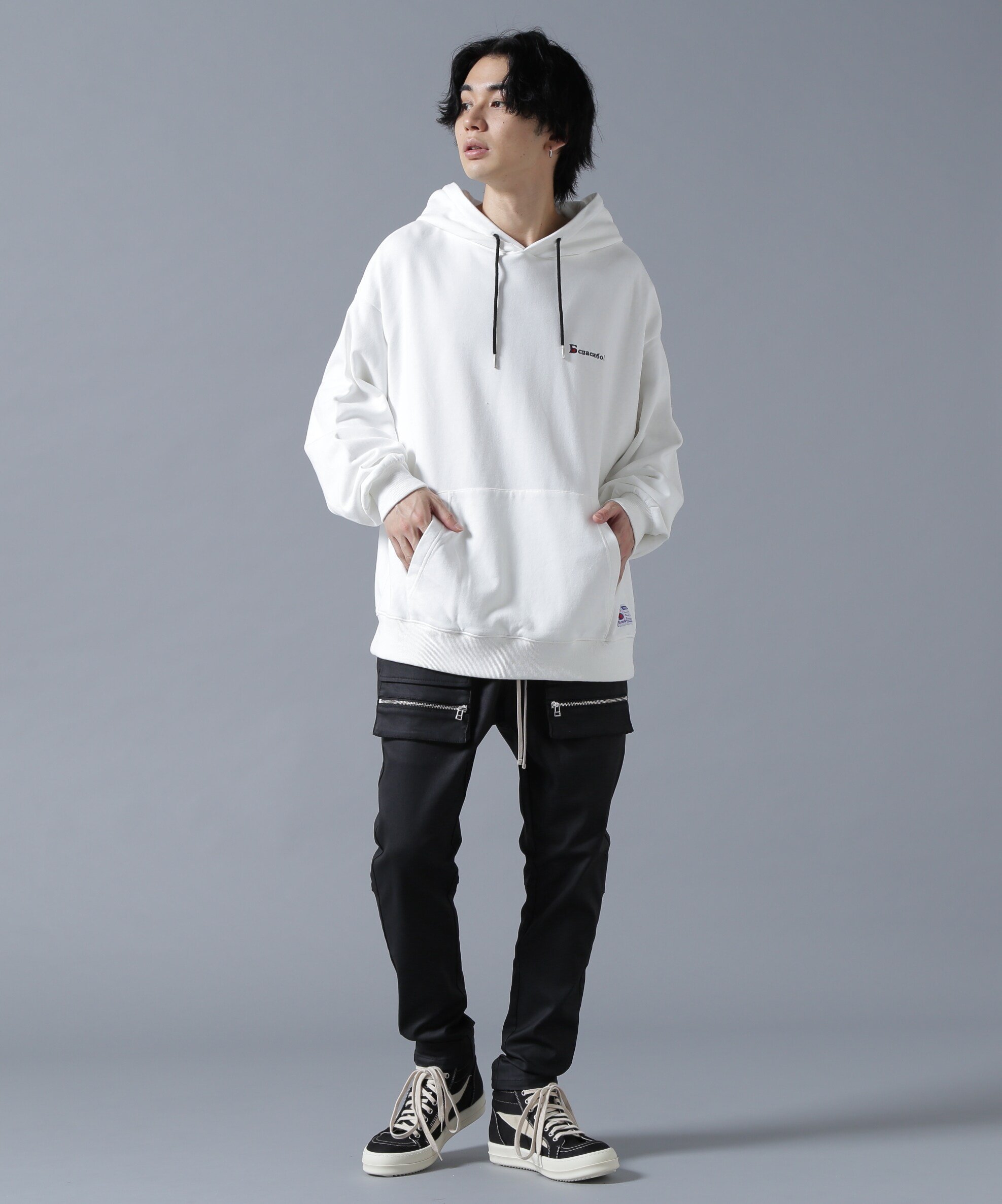 LHP DankeSchon/ダンケシェーン/COATING FRAP PANTS エルエイチピー パンツ その他のパンツ ブラック