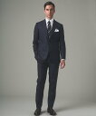 GOTAIRIKU 【Loro Piana Fabric】365 通年スーツ(ネイビー×ストライプ) ゴタイリク スーツ・フォーマル セットアップスーツ ネイビ...
